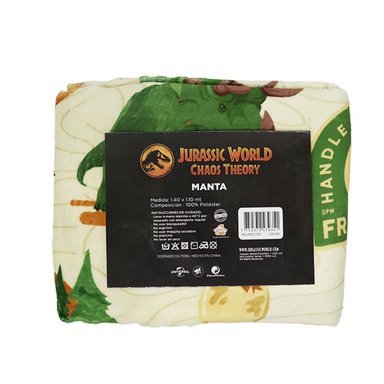 Manta Suave Dinosaurios Jurassic World 140X100 cm - 3