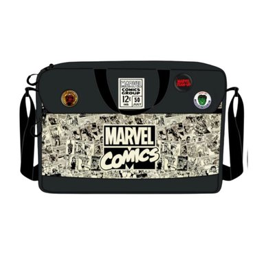 MARVEL COMICS MALETIN ESCOLAR MULTICOLOR – SUPERHEROES CLASICOS, ESTILO RETRO