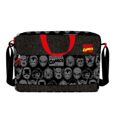 MARVEL COMICS MALETIN PLOMO - DISEÑO CON ESTAMPADO