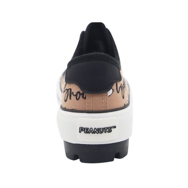 ZAPATILLAS MUJER SNOOPY CASUAL MARRON - 3