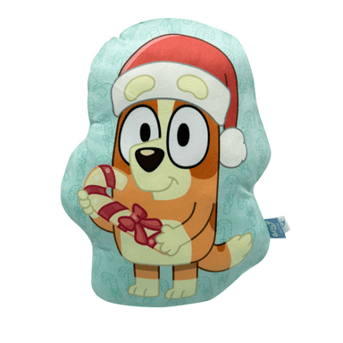COJIN NAVIDEÑO DECORATIVO BLUEY BINGO 40X38CM