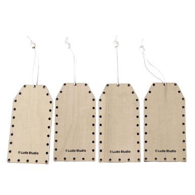 SET DE ADORNO ARBOL NAVIDAD BLUEY X4 UNDS 12CM MODELO 4 - 2