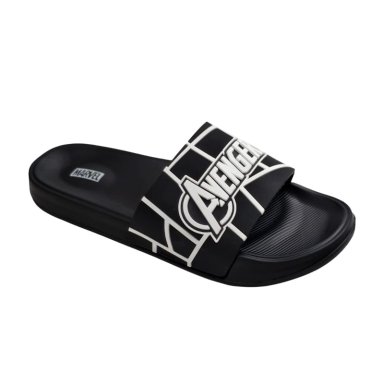 SANDALIAS HOMBRE PLAYERAS AVENGERS NEGRO - 1