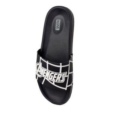 SANDALIAS HOMBRE PLAYERAS AVENGERS NEGRO - 2