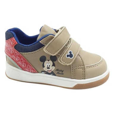 ZAPATILLAS NIÑO CASUAL MICKEY MOUSE BEIGE - 1
