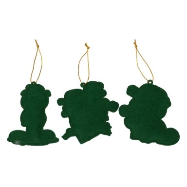 SET DE ADORNO ARBOL NAVIDAD GARFIELD X3 UNDS 12CM - 2