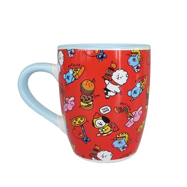 MUG TAZA BT21 PERSONAJES COMPLETOS LINE FRIENDS KPOP KAWAII 390 ML