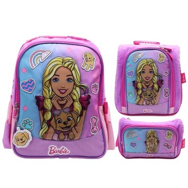 PACK ESCOLAR MOCHILA BARBIE Y SU MASCOTA OFICIO - 1