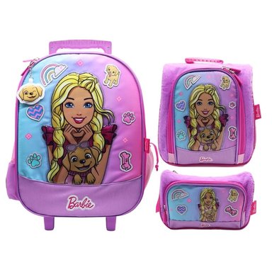 PACK ESCOLAR MALETA BARBIE Y SU MASCOTA OFICIO