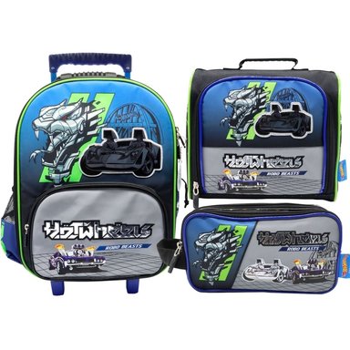 PACK ESCOLAR MALETA HOT WHEELS OFICIO