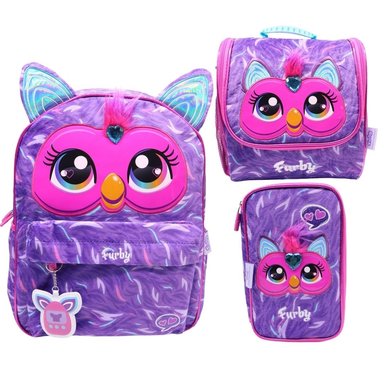 PACK ESCOLAR MOCHILA FURBY MORADO OFICIO - 1