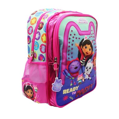 PACK ESCOLAR MOCHILA GABBY DOLLHOUSE FIESTA OFICIO - 2