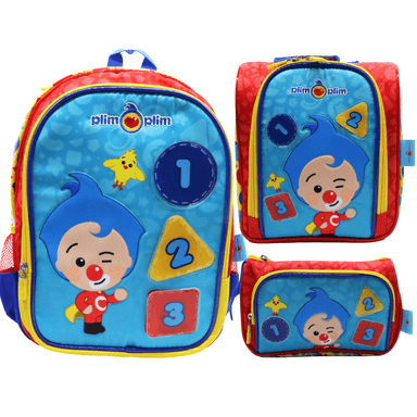 PACK ESCOLAR MOCHILA PLIM PLIM NUMEROS NIDO - 1
