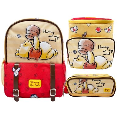 PACK ESCOLAR MOCHILA WINNIE POOH NIDO - 1