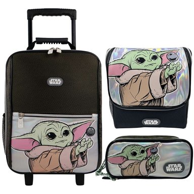 PACK ESCOLAR MALETA BABY YODA STAR WARS OFICIO