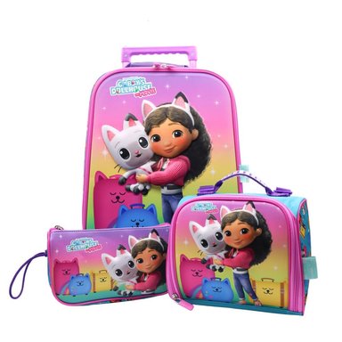 PACK ESCOLAR MALETA GABBYS DOLLHOUSE PANDY OFICIO
