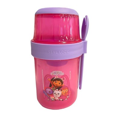 Vaso Yogurera Escolar Gabby’s Dollhouse 310 ML + 560 ML