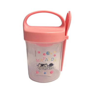 Taper con Cuchara Escolar Mafalda 560 ML