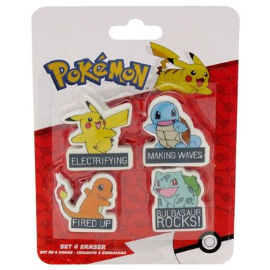 SET DE BORRADORES X4 POKEMON