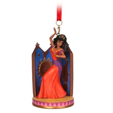 ORNAMENTO NAVIDAD DISNEY STORE  ESMERALDA