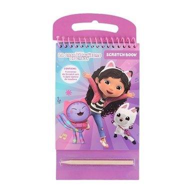SCRATCH BOOK CUADERNO ARTESCO GABBY DOLLHOUSE - 1
