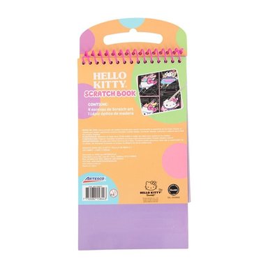 SCRATCH BOOK CUADERNO ARTESCO HELLO KITTY - 3