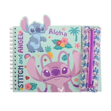 CUADERNO SET PARA COLOREAR ANILLADO ARTESCO STITCH - 1