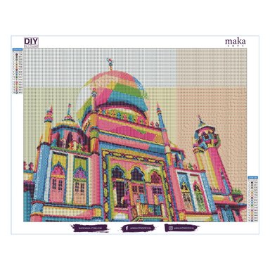 DIAMOND PAINTINGS MAKA - MOSCU 40X50 CM | BLANCO - 2