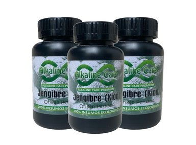 SUPLEMENTO ALKALINE CARE JENGIBRE 100 CÁPSULAS X3