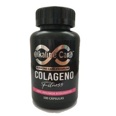COLÁGENO HIDROLIZADO ALKALINE CARE FITNESS 100 CAP ZINC Y VITAMINA C