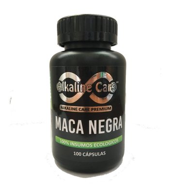CÁPSULAS ALKALINE CARE MACA NEGRA 100 UNIDADES