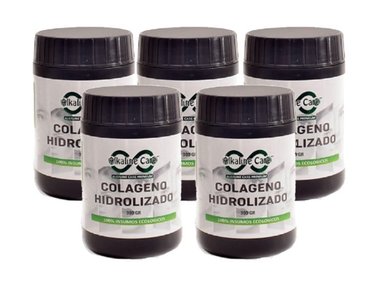 COLÁGENO HIDROLIZADO ALKALINE CARE POLVO (ZINC Y VITAMINA C) 300G X 5