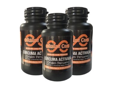 CÁPSULAS ALKALINE CARE CURCUMA ACTIVADA 300 UNIDADES