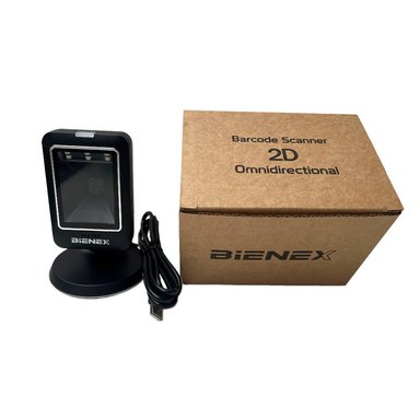 LECTOR BIENEX BX6005 OMNIDIRECCIONAL USB 2D CODIGO BARRAS QR - 5