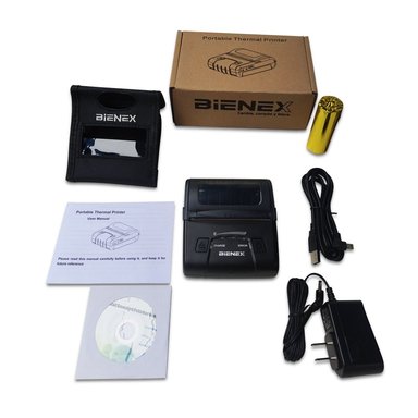 IMPRESORA TICKETERA TÉRMICA PORTATIL 80MM USB BLUETOOTH BIENEX - 6