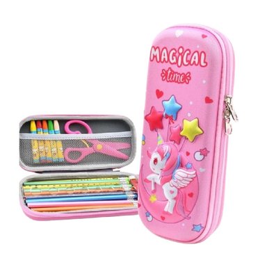 CARTUCHERA ESCOLAR MODELO 3D PARA NIÑAS - MILLENNIAL IMPORT - 2
