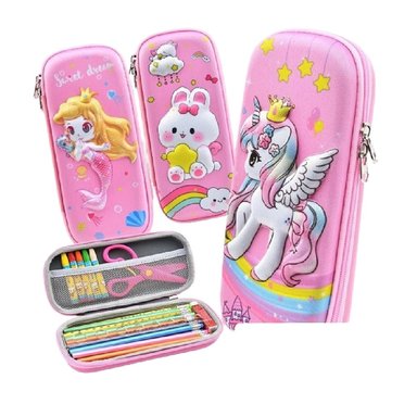 CARTUCHERA KAWAI MODELO 3D PARA NIÑOS Y NIÑAS - MILLENNIAL IMPORT - 1