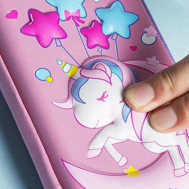 CARTUCHERA KAWAI MODELO 3D PARA NIÑOS Y NIÑAS - MILLENNIAL IMPORT - 3