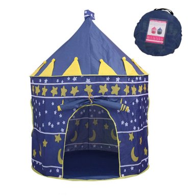 CARPA CASTILLO 3 PERSONAS ARMABLE PARA NIÑOS AZUL