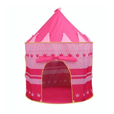 CARPA CASTILLO 3 PERSONAS ARMABLE PARA NIÑAS ROSADO - 2