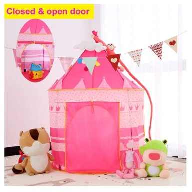 CARPA CASTILLO 3 PERSONAS ARMABLE JUGUETE PARA NIÑAS ROSADO