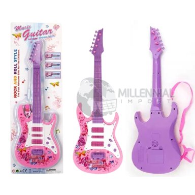 GUITARRA MILLENNIAL IMPORT ELECTRICA NIÑA JUGUETE EDUCATIVO DIDACTICO MUSICAL - 5