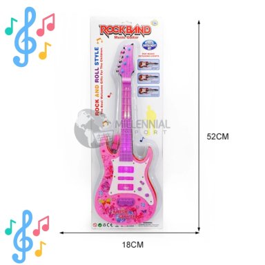 GUITARRA MILLENNIAL IMPORT ELECTRICA NIÑA JUGUETE EDUCATIVO DIDACTICO MUSICAL - 7