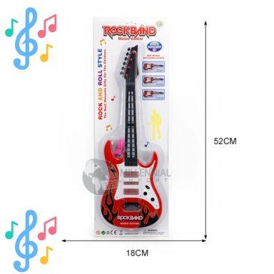 GUITARRA ELECTRICA GRANDE DINÁMICA CON LUZ Y MÚSICA PARA NIÑOS - 5