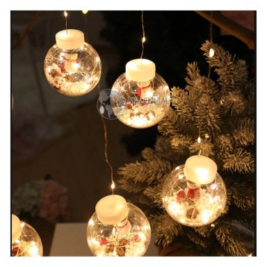 LUCES MILLENNIAL IMPORT AMARILLO NAVIDAD LED GUIRNALDA ESFERAS DECORACIÓN NAVIDAD CÁLIDO