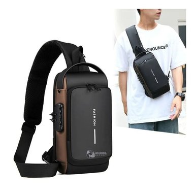 MOCHILA TIPO MORRAL ELEGANTE DE HOMBRE SPORT PECHERA ALTA CALIDAD ALEATORIO