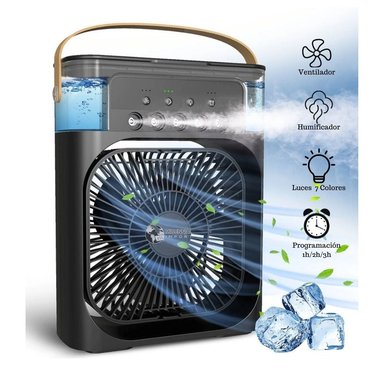VENTILADOR DE MESA AIRE ACONDICIONADO PORTATIL MILLENNIAL IMPORT MINI ENFRIADOR AUTO OFICINA