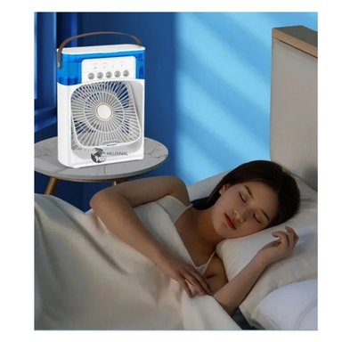 VENTILADOR DE MESA MILLENNIAL IMPORT + HUMIFICADOR ENFRIADOR AIRE ACONDICIONADO 3EN 1 - 6