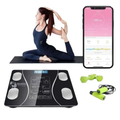 BALANZA INTELIGENTE DIGITAL BASCULA SMART BLUETOOTH PESO CORPORAL - 2