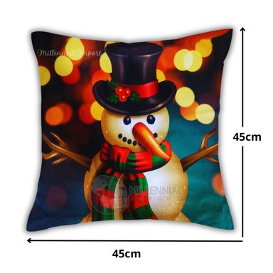 SET FUNDA MULTICOLOR NAVIDEÑA COJIN 45 X 45 CM 3 UN - 4